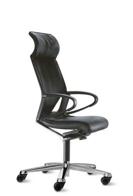 WILKHAHN MODUS - bureaustoel modus medium 284/7, hoge rug - met gestoffeerde zitting - rug