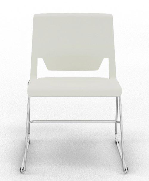 HAWORTH VERY - seminar stoel comforto very 6240 - stapelbaar - slede onderstel op glijders -