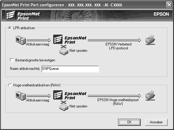 1. Windows Me/98/95/000/NT 4.0: Klik op Start, ga naar Settings (Instellingen) en selecteer Printers. Windows XP/Server 00: Klik op Start en Printers and Faxes (Printers en faxapparaten).