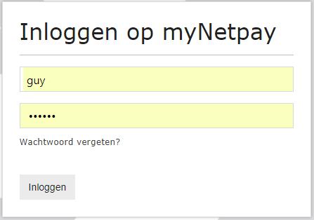 2. Wat is het mynetpay is de website voor zowel gebruikers als beheerders. 3.