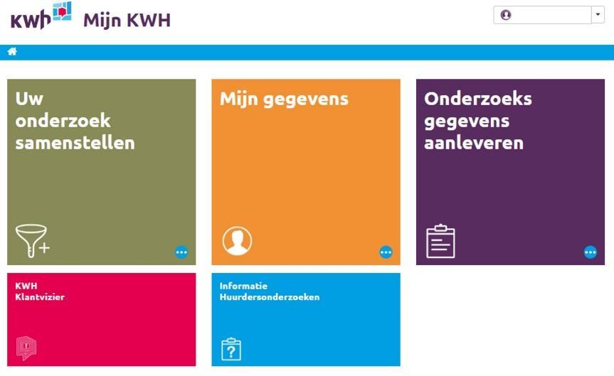 Onderzoek met keurmerk KWH-Huurlabel Kies je voor een huurdersonderzoek met het keurmerk KWH-Huurlabel, dan bestaat het onderzoek uit alle vijf de vragenlijsten.