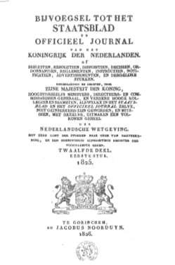 Algemeene Instructie (1825) Algemeene Instructie voor de Directeuren der fortificatiën, betrekkelijk het aanleggen van boomkwekerijen en het doen van beplantingen der vestingwerken (1825)