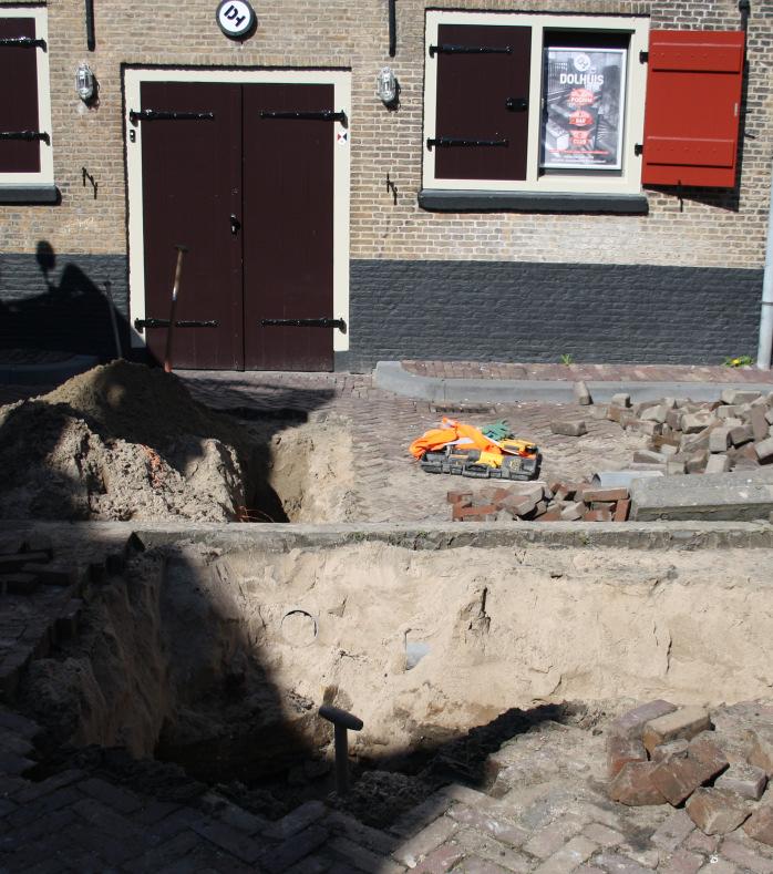 Dordrecht Ondergronds 74 Hoek Dolhuisstraat -Boogjes, Dordrecht Een archeologische waarneming bij