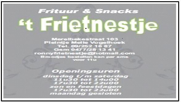 2 de afdeling PLAATS CLUBS 1 V.K. WILLEN IS KUNNEN 11 1 12 2 N.V. BATEAS SPORT 8 1 5 14 3 F.C. RACSO 8 4 3 15 4 DE OMGEKEERDE WERELD 11 7 18 5 V.K. DE GONDE 18 18 6 AALTRA EAGLES GENT 17 3 20 7 V.K. TORPEDO ZELSTAR 8 6 10 24 8 K.