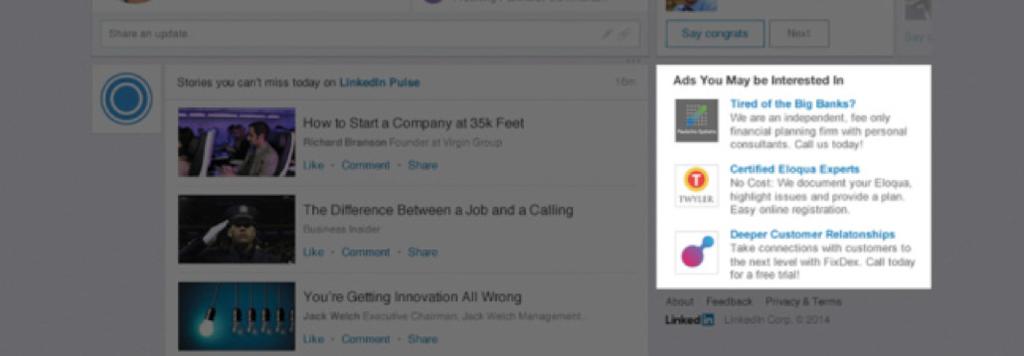 3. De LinkedIn Ad Formats Text ads Een ander soort advertentie die je kunt maken is een Text Ad.