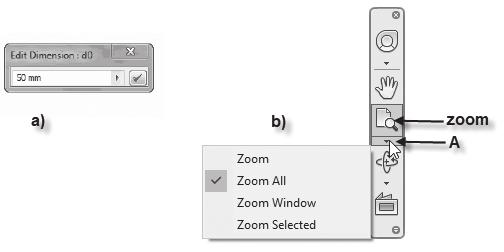 2.1 user Interface en de features extrude, fillet en chamfer 11 Het is daarom nuttig om het schetsen nogmaals te herhalen. Verwijder daartoe alle lijnen.