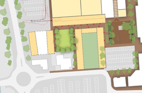 DE STEDENBOUWKUNDIGE VISIE SAMENGEVAT - Een westelijke uitbreiding (fase 4) met een oostwestgerichte passage aansluitend op zuidelijk versplein ; - Een nieuwe markante entree aan de westzijde; -