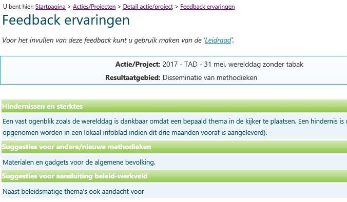 toe te voegen of te verwijderen, het gebruik van de methodieken of materialen aan te geven. 6. Klik op de knop om de feedback over types van strategieën en methodieken of materialen in te dienen.