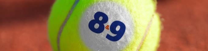 Bij 8 & 9 Tennis speel je alleen dubbelpartijen. Dit kan een damesdubbel, herendubbel of gemengddubbel zijn. Voordelen 8 & 9 Tennis: Alleen voor speelsterkte 8 en 9. Je speelt dus op je eigen niveau.
