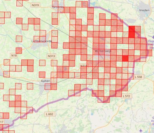 % van alle dagvlinders in de Zuidoost-Achterhoek: Habitat: Ruigten en graslanden in de buurt van