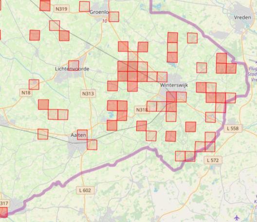 % van alle dagvlinders in de Zuidoost-Achterhoek: Aantallen vlinders per week