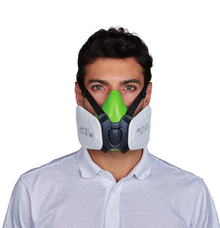 HALFGELAATSMASKERS BLS 8000 SERIE Kenmerken / DE EENVOUD VAN EEN DISPOSABLE, DE BESCHERMING VAN EEN REUSABLE Dit masker combineert de eenvoud van een disposable met de bescherming van een