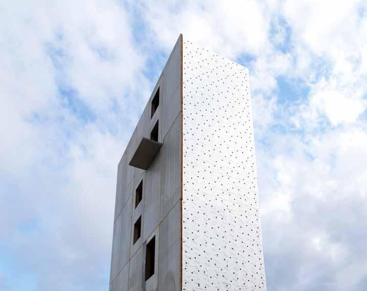 voor platte daken, 2 x 9,1 cm R d -waarde * 7,00 m²k/w Architect: Bert Stals L-Ments zijn de perfecte keuze bij een opmerkelijk bouwproject Om een nieuw gebouw te laten aansluiten bij een bestaand