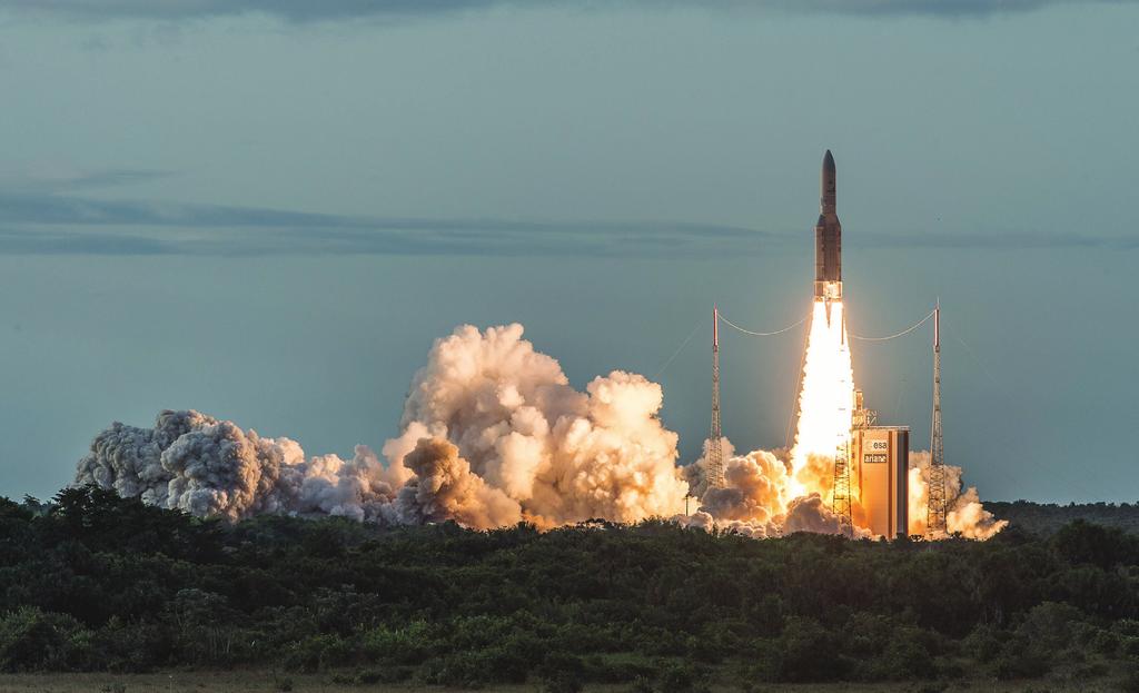 Op 28 juni vond de 80 ste opeenvolgende succesvolle lancering van een Ariane-5 raket plaats.