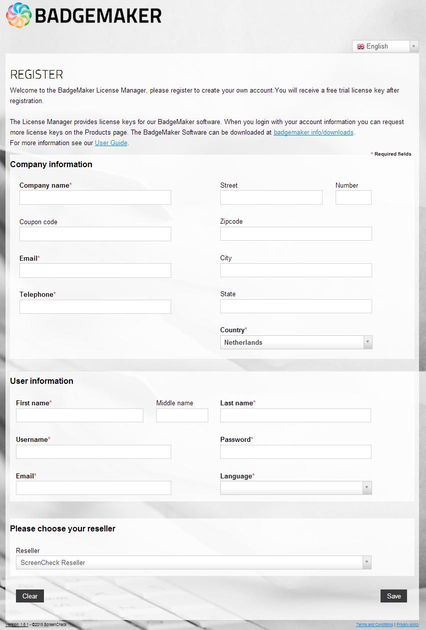 Activeer uw License Manager Account door naar uw email inbox te gaan en op de