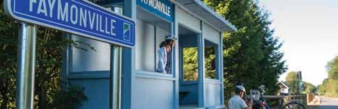 In Montenau staan nog enkele spoorwegrelicten. In Ondenval is het schuilhok voor de reizigers allang opgeruimd maar de treinsfeer van weleer kun je opsnuiven aan een infobord met vooroorlogse foto s.