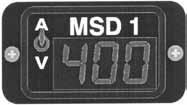 6. Toebehoren Meeteenheid MSD 1 Voor de montage van de MSD 1 wordt de afdekplaat aan de voorzijde van het toestel gedemonteerd.