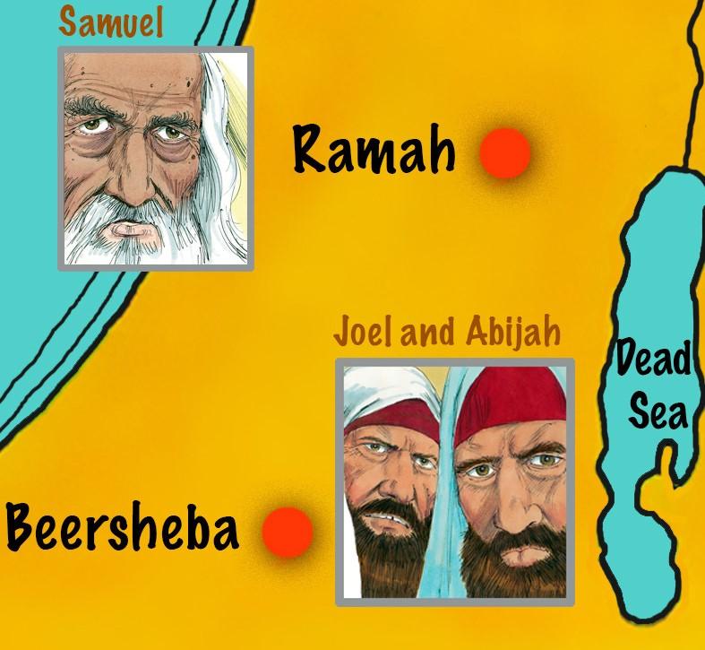 Toen Samuel ouder werd wie gingen hem met toestemming van Israël helpen in dit werk?