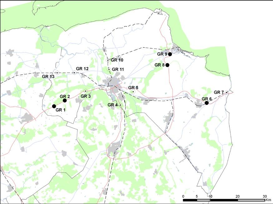 Groningen Totaal aantal op te lossen knelpunten 13 Aantal prioritaire knelpunten 0 Aantal knelpunten opgelost in 2010 0 Totaal aantal