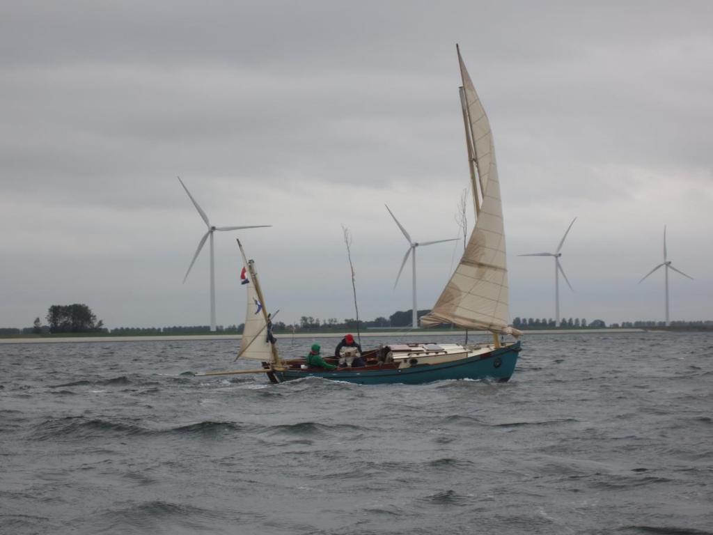 Natuurlijk waren ze ook mee in de sluis naar de Grevelingen.