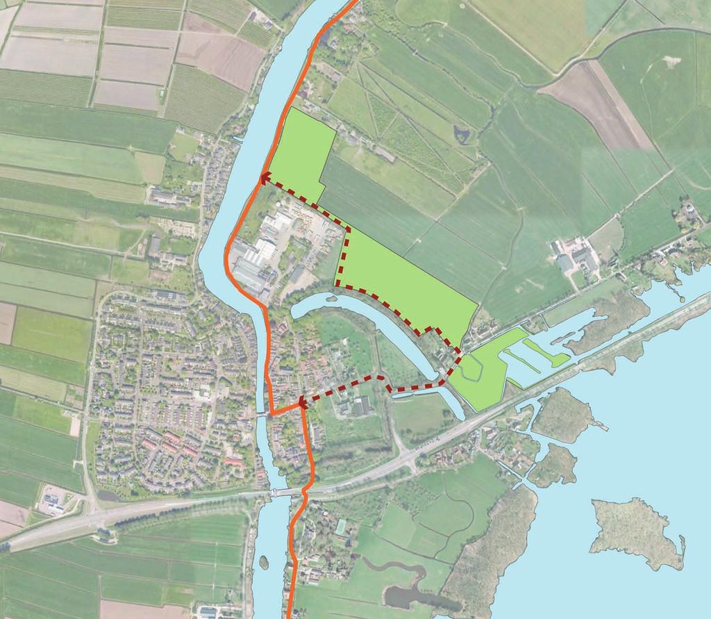 De route is in beide richtingen gemarkeerd met (een variant op) de geel-rode tekens die bij streekpaden gebruikelijk zijn. Het pad is in een gidsje beschreven.