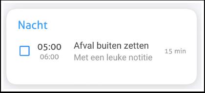 De checkbox is - alleen bij een werkende internetverbinding - aan te vinken om aan te