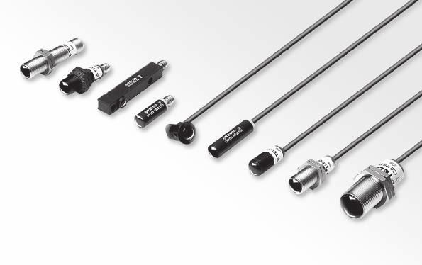 Description Operation mode and max sensing range: Thru-beam: Dependent on amplifier (up to 7m) Diffuse proximity: Dependent on amplifier (up to 5m) Optional sensor monitor Wide variety of housings