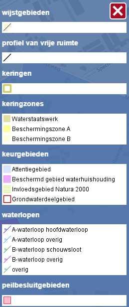 B-waterlopen betreffen schouwwaterlopen met een doorstroom tussen de 10 en 30 liter per seconde.