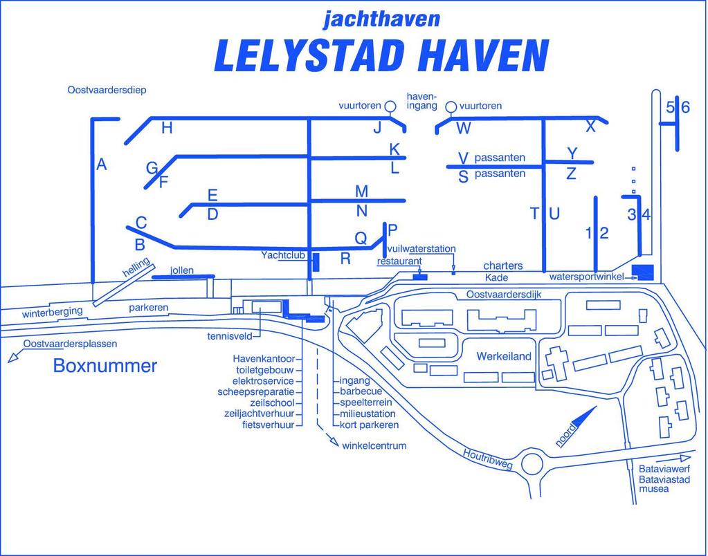 AANHANGSEL A; Locatie Haven en Wedstrijdkantoor - Adres haven: Jachthaven