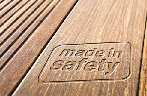 De kers op de taart Uw bouwprojecten Made in Safety Wie veilig werkt, mag dat laten weten. Daarom werkt de Confederatie Bouw ook aan een label Made in Safety als symbool van bewust veilig bouwen.