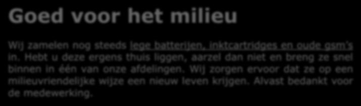 De ouders worden indien nodig per brief op de hoogte gebracht van de resultaten van de controles.