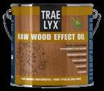 optimale matte bescherming. TRAE LYX RAW WOOD EFFECT OIL is een water-olie-combinatie met een milde geur voor gebruik binnen.