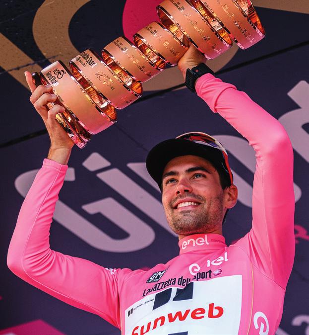 Nominaties NOS NOC* In de honderdste editie van de Giro d Italia schrijft Tom Dumoulin de individuele tijdrit en een bergetappe op zijn naam.