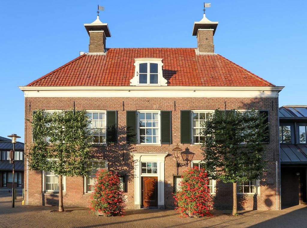FEBRUARI 2019 Het Stadhuis van Nijkerk werd in 1743 gebouwd als het Amptshuis, waar de commissaris van de