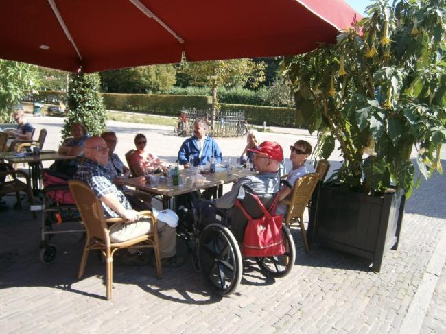 wokgroente en vla/yoghurttoetje