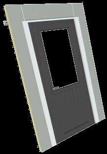 Kunststof kozijnen en deuren Basiskleuren RAL 9003 Glad wit Foliekleuren REN 8518 RAL