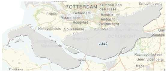 Het werkgebied van Rhiant Rhiant heeft alleen woningen in de gemeente Hendrik-Ido-Ambacht.