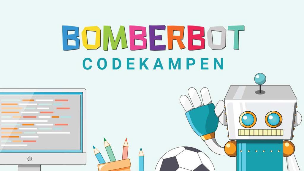 Codekampen tijdens mei- en zomervakantie in Leiden Deze mei- en zomervakantie organiseert Bomberbot Codekampen op scholen in Leiden.