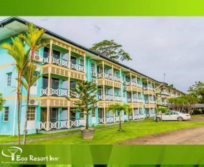 De gasten van Eco Resort Inn mogen gratis gebruik maken van de faciliteiten van Torarica Hotel & Casino.