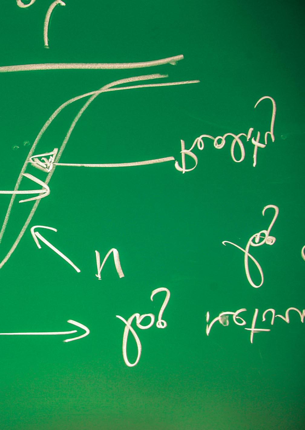 17 Overal wiskunde! Toegepaste wiskunde Wiskunde zit achter veel alledaagse dingen. Neem nu Google: de zoekmachine is gebaseerd op lineaire algebra.