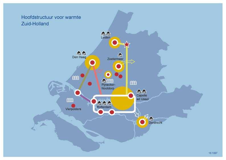 Over het aansluiten van Ypenburg op LDM zijn de volgende gegevens bekend 3 : Buurt Haagoord ten Noorden van de A12; Leidingdiameter 250 mm voor aftak (aansluitleiding) van LDM naar Ypenburg;