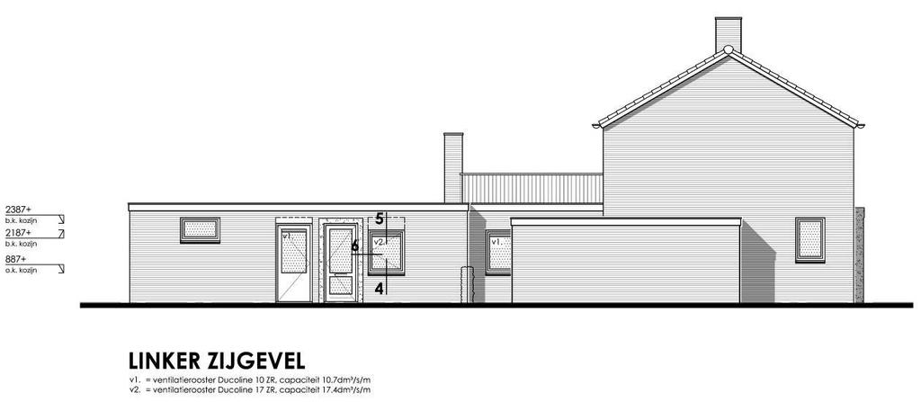 Van de 4 nieuw te realiseren appartementen binnen het huidige kinderdagverblijf zullen 2 appartementen ontsloten worden aan de zijde Duisterestraat, en 2