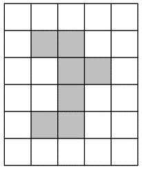 Het onderstaande plaatje kan onmogelijk bij een tetraslang horen. (a) Teken alle mogelijke posities die een tetraslang van lengte 4 kan aannemen.