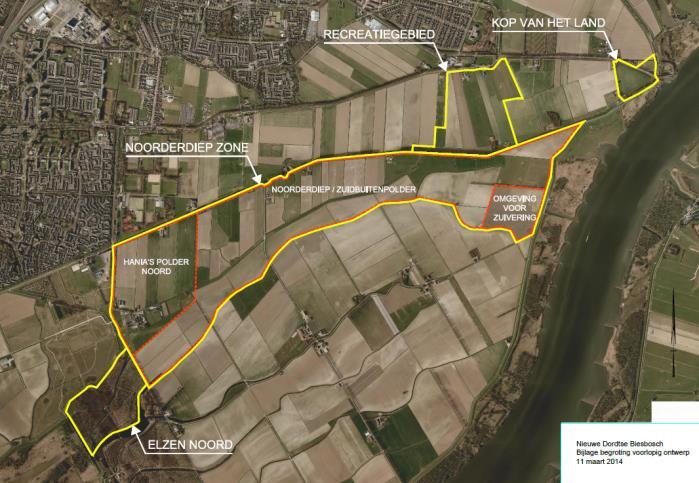 8. Nieuwe Dordtse Biesbosch Datum rapportage Maart 2015 Datum vorige rapportage September 2014 8.1. Organisatie 8.1.1. Interne betrokkenen Functie Portefeuillehouder Collegiale afstemming B&W Ambtelijk opdrachtgever Naam E.