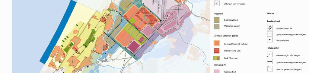 Figuur 1: gebiedsontwikkeling Haarlemmermeer Een deel van de ontwikkelingen zoals die in de gebiedsuitwerking zijn voorzien, zijn meegenomen in het nulalternatief van de MKBA.