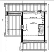 Tweede verdieping bij toepassing Woonsfeer Praktisch 3 (tekening V-453) - open zolderruimte - voldoende bergruimte achter het knieschot - installatiehoek