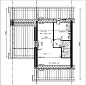 139 Praktisch 5 (tekening V-453b) - één extra slaapkamer - afgesloten installatieruimte met wasmachine en (condens) wasdroger aansluiting - radiator en