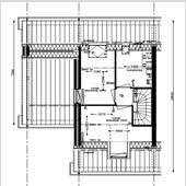 189 Praktisch 6 (tekening V-453c) - twee onbenoemde ruimtes - afgesloten installatieruimte met wasmachine en (condens) wasdroger aansluiting - extra