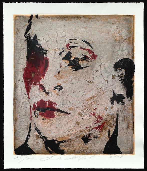 verkoopprijs: 200,- Naam kunstenaar: Lita Cabellut (1961) Titel: Gatsby, nr 24/70