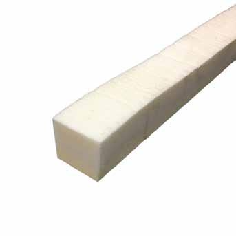 Schuimbanden PVC Nosband Nosband is een zachte pvc-schuim.soepel. Het witkleurige Nosband is soepel, snel herstellend en semi-gesloten cellenschuim.